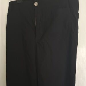 Black Trousers with Button Detail